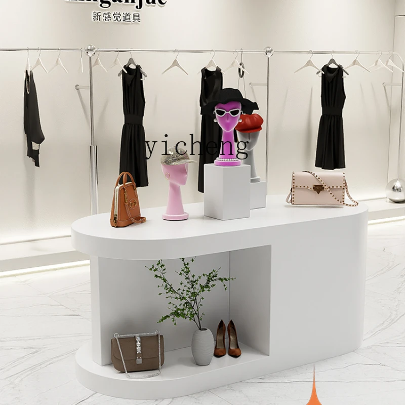 XL Zhongdao Display Cabinet Clothing Store Display Table Integrated Floor Paint Display Stand
XL Zhongdao Display Cabinet Clothing Store Display Table Integrated Floor Paint Display Stand