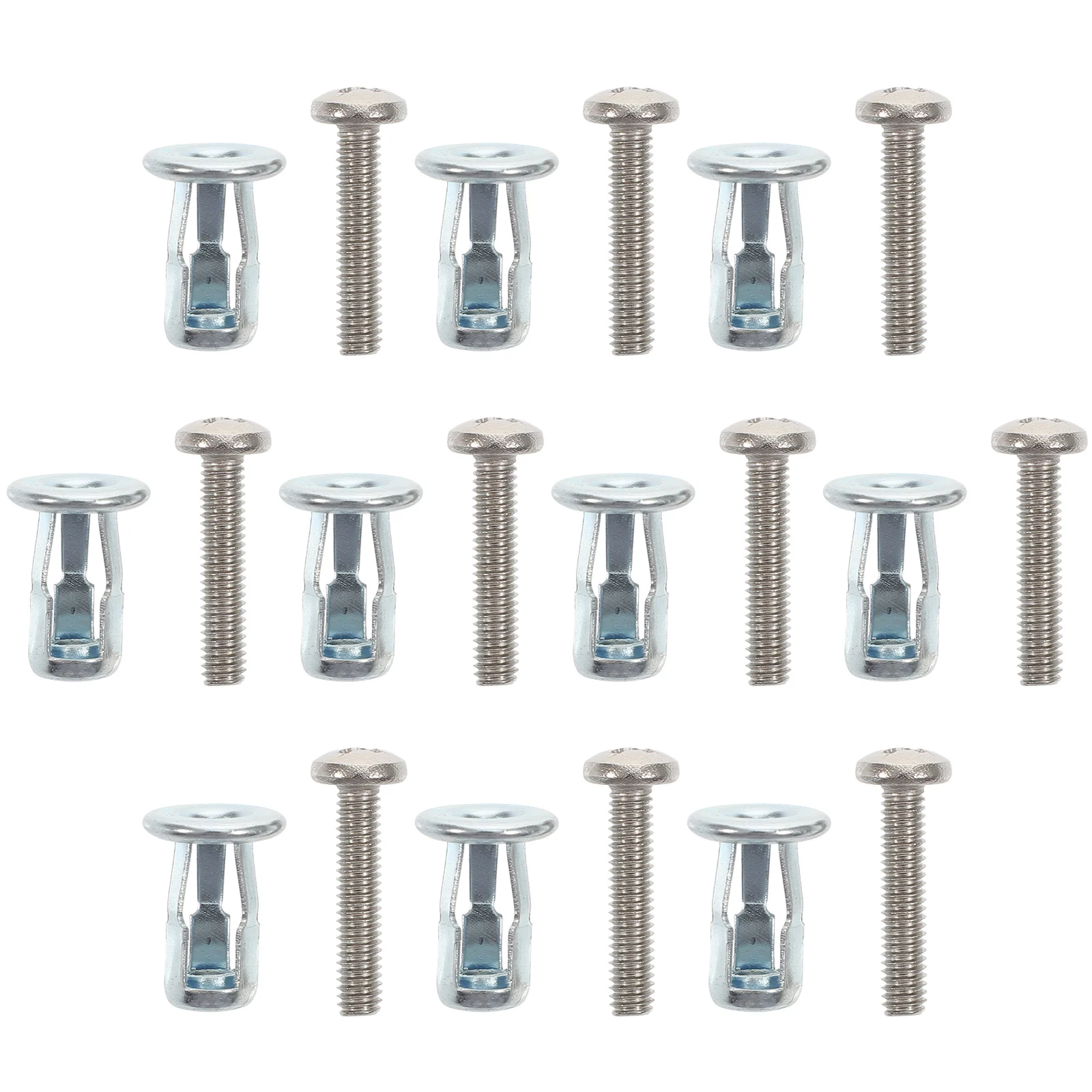 10 Pcs Expansion Screw Hollow Wall Anchor 4X20 Metal Fasteners for Door Spiral Thread Galvanized Steel Resistance
10 Pcs Expansion Screw Hollow Wall Anchor 4X20 Metal Fasteners for Door Spiral Thread Galvanized Steel Resistance