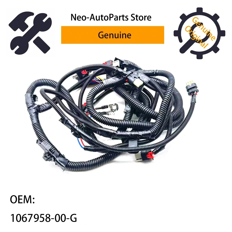1067958-00-G Genuine Front Bumper Parking Sensor Wiring Harness With Foglight Plug Upgrade Foglight Wiring For Tesla Model 3 Y
1067958-00-G Genuine Front Bumper Parking Sensor Wiring Harness With Foglight Plug Upgrade Foglight Wiring For Tesla Model 3 Y