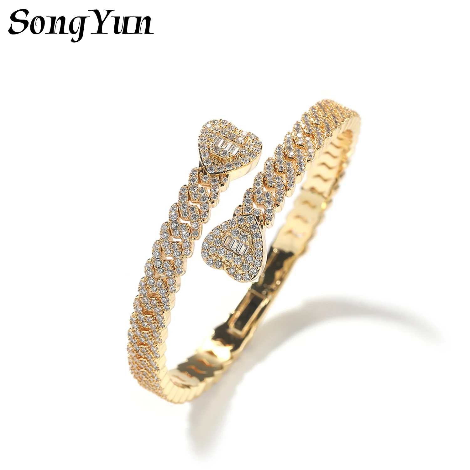 SongYun Jewelry MHT Quality Brass Bracelet Bangle Charm CZ 7A Zircon Bachelorette Gift Elegant Style Women Man Bracelets Jewelry
SongYun Jewelry MHT Quality Brass Bracelet Bangle Charm CZ 7A Zircon Bachelorette Gift Elegant Style Women Man Bracelets Jewelry