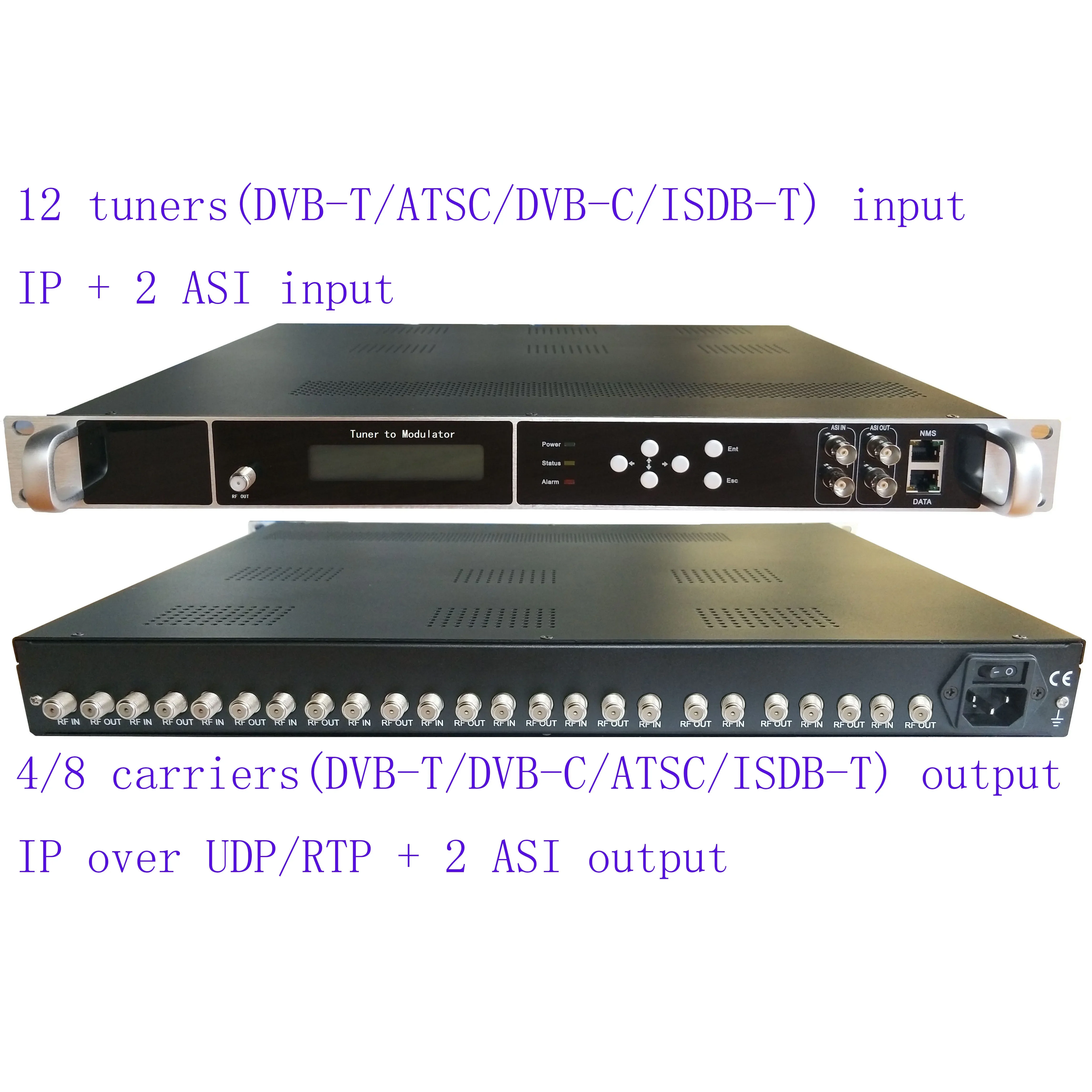 12 way dvb-s2/S to dvb-C catv modulator, 12 way DVB-C/T tuner to DVB-C RF modulator
12 way dvb-s2/S to dvb-C catv modulator, 12 way DVB-C/T tuner to DVB-C RF modulator