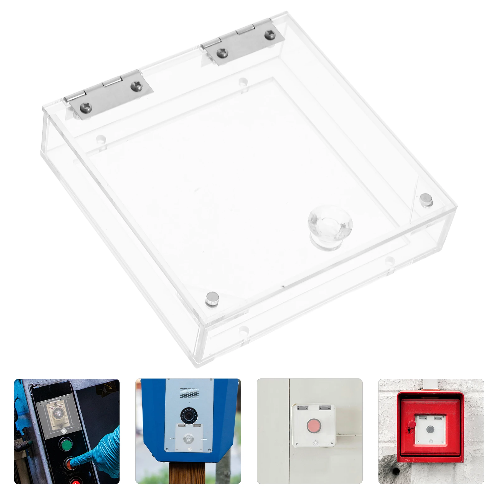 Transparent Emergency Button Protective Cover Safety Power Button Cover Dust Proof Furniture Parts Switch Cap Box
Transparent Emergency Button Protective Cover Safety Power Button Cover Dust Proof Furniture Parts Switch Cap Box