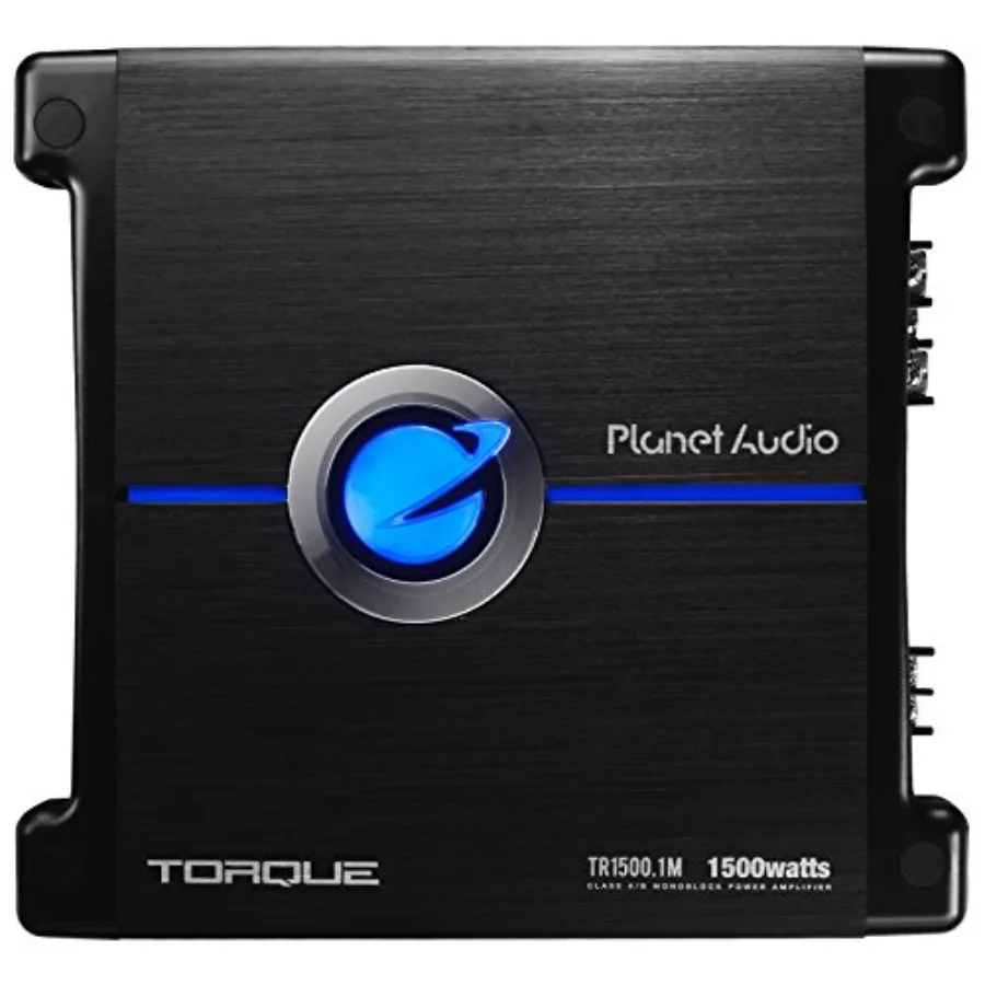 Car audio amplifier for subwoofer bass enhancement, aluminum chassis, black finish, 1500W high output with low/high level input
Car audio amplifier for subwoofer bass enhancement, aluminum chassis, black finish, 1500W high output with low/high level input