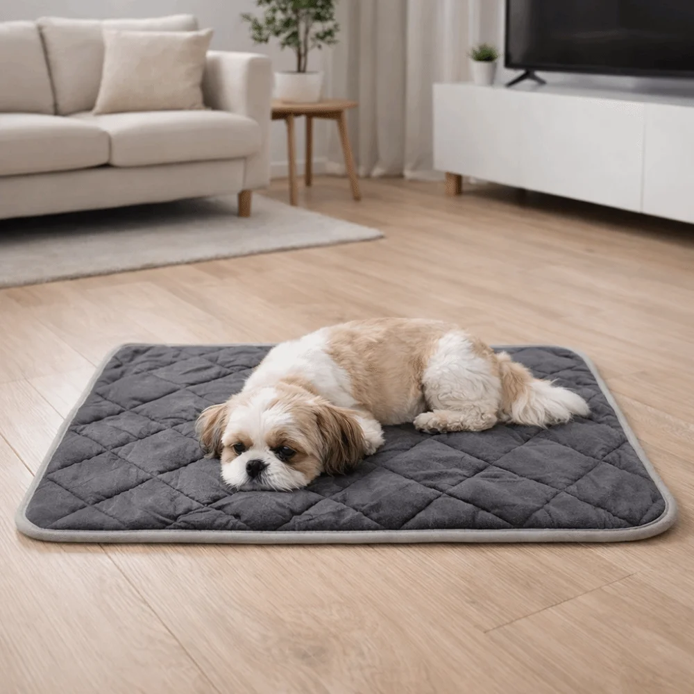 Коврик-лежанка для животных: самонагревающийся, нескользящий, мягкий, теплый, складной, для сна, осень-зима
Коврик-лежанка для животных: самонагревающийся, нескользящий, мягкий, теплый, складной, для сна, осень-зима