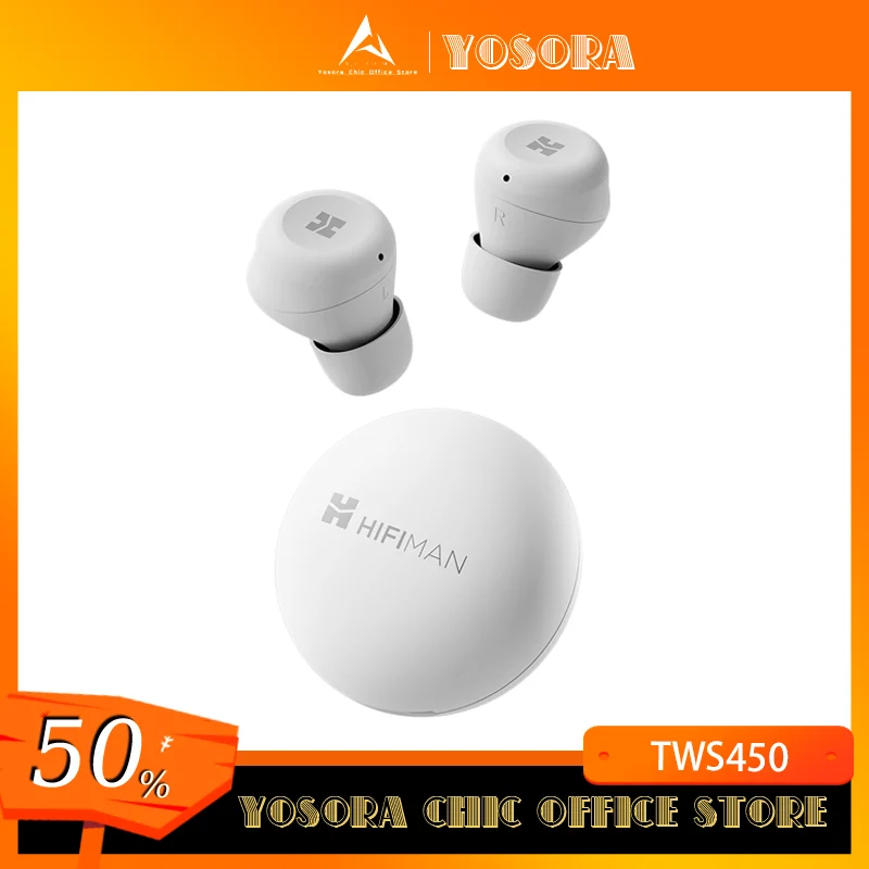 HIFIMAN TWS450 True Wireless Stereo Headset Noise Cancellation with Environmental Audiophile-grade Dynamic Hifi Dynamic Headset
HIFIMAN TWS450 True Wireless Stereo Headset Noise Cancellation with Environmental Audiophile-grade Dynamic Hifi Dynamic Headset