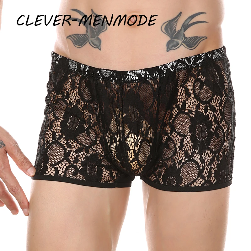 Men's Sexy Long Leg Lace Sheer Boxers Mini Shorts Breathable Thin Underwear Fine Mesh Comfortable Raised Pocket Panties
Men's Sexy Long Leg Lace Sheer Boxers Mini Shorts Breathable Thin Underwear Fine Mesh Comfortable Raised Pocket Panties