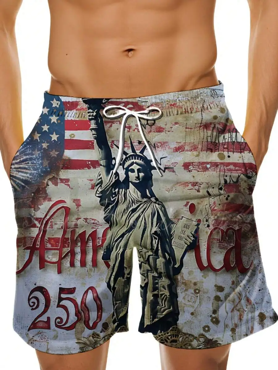 Mens Patriotic Statue Of Liberty USA Flag Swim Trunks Beach Shorts Summer Wear
Mens Patriotic Statue Of Liberty USA Flag Swim Trunks Beach Shorts Summer Wear