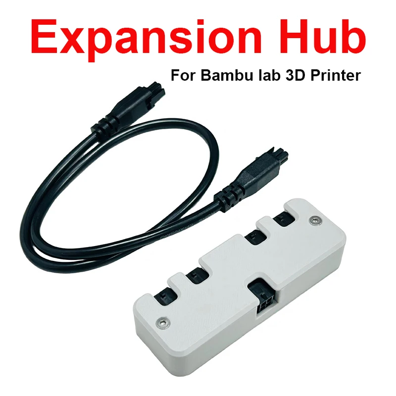 For Bambu Lab 4-Port Expansion Hub with Power Signal Protection for All Bambu Lab 3D Printers Accessory
For Bambu Lab 4-Port Expansion Hub with Power Signal Protection for All Bambu Lab 3D Printers Accessory