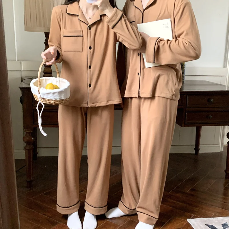 Autumn Winter Couple Long Sleeve Velvet Pajamas for Women Fleece-lined Thickened High Sense Plush Home Wear Set
Autumn Winter Couple Long Sleeve Velvet Pajamas for Women Fleece-lined Thickened High Sense Plush Home Wear Set