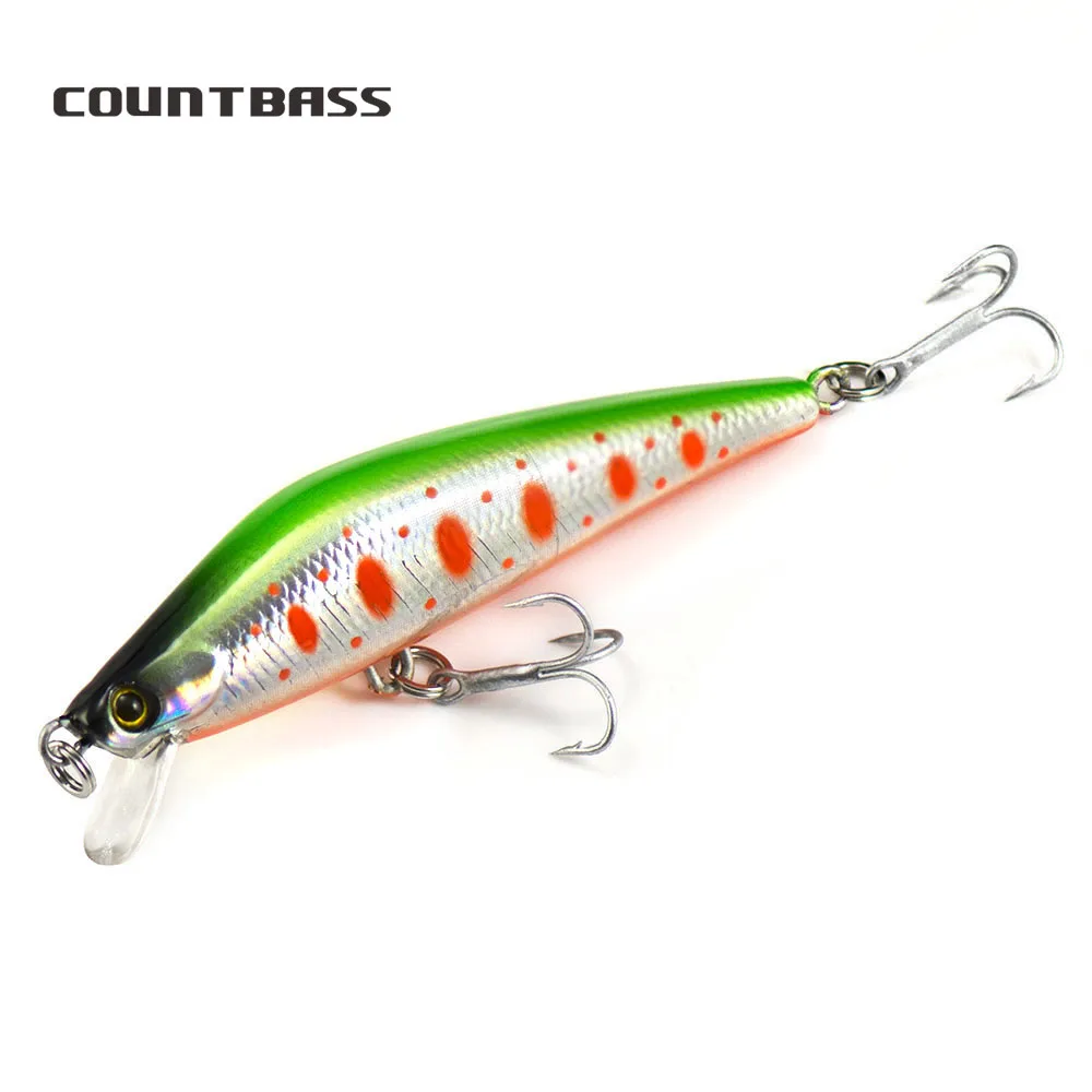 Жесткая пластиковая рыболовная приманка Countbass Minnow, хит продаж, приманки для морской площадки, 75 мм, 8 г
Жесткая пластиковая рыболовная приманка Countbass Minnow, хит продаж, приманки для морской площадки, 75 мм, 8 г