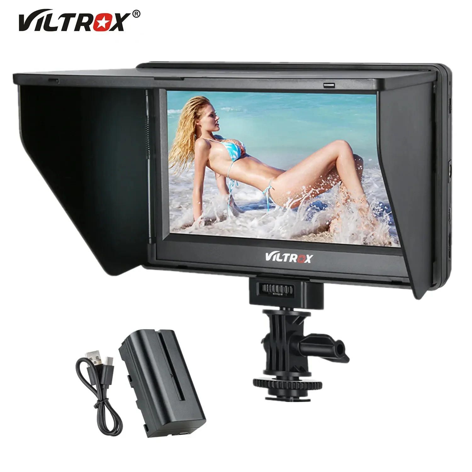 Viltrox DC-70 II 7inch DSLR Camera Field Monitor LCD Display Video Assist 4K HDMI-compatible HD AV Input With Battery For Camera
Viltrox DC-70 II 7inch DSLR Camera Field Monitor LCD Display Video Assist 4K HDMI-compatible HD AV Input With Battery For Camera