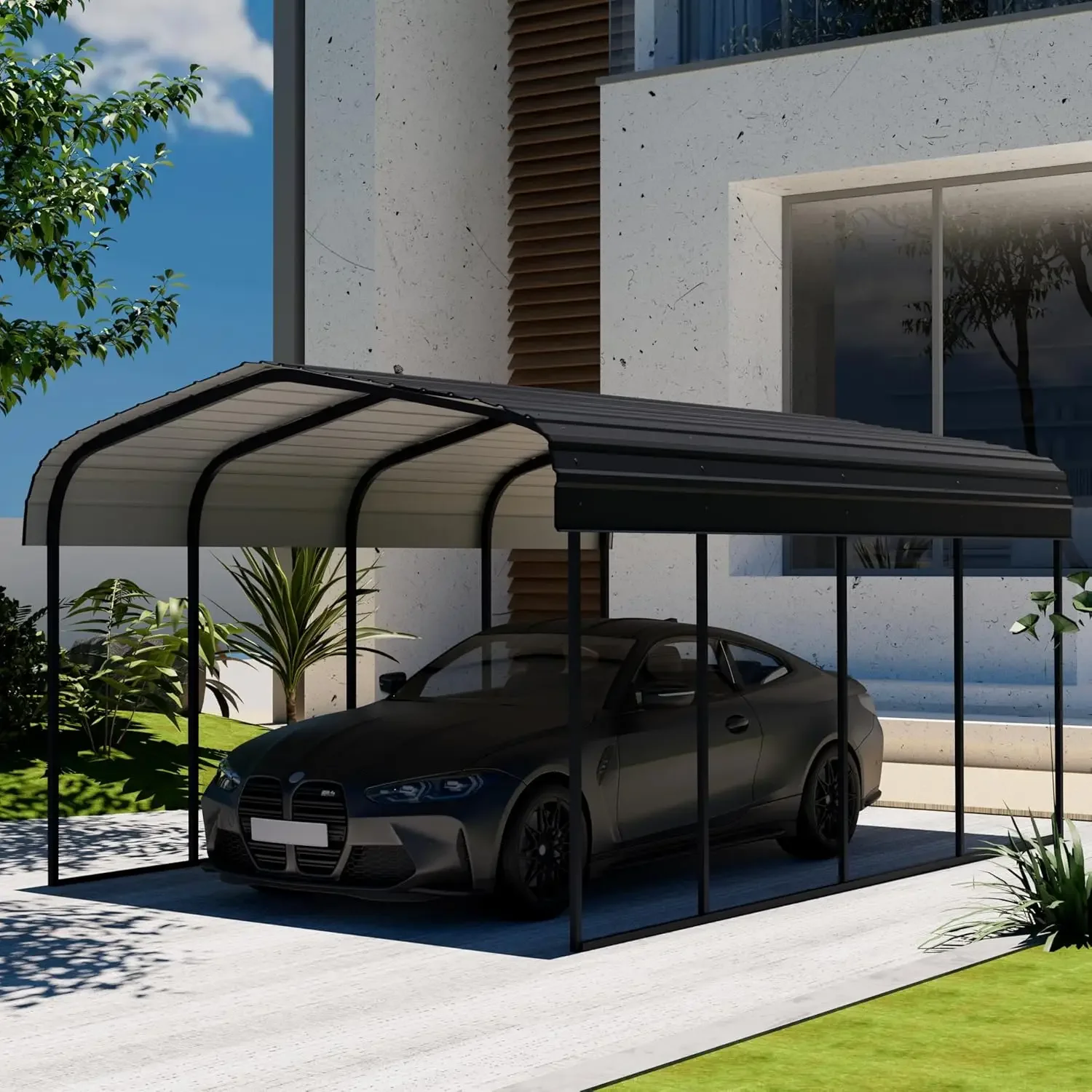 Metal Carport 12×20 Heavy Duty, Carport Kit With Galvanized Steel Roof Building And Frame, Outdoor Storage Car Port Metal
Metal Carport 12×20 Heavy Duty, Carport Kit With Galvanized Steel Roof Building And Frame, Outdoor Storage Car Port Metal