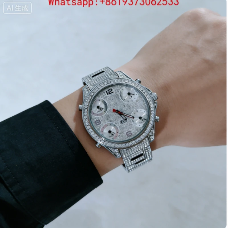Custom Oversized Starry Sky Couple Watch Luxury Gold Rhinestone Steel Band Wristwatch for Men Women
Custom Oversized Starry Sky Couple Watch Luxury Gold Rhinestone Steel Band Wristwatch for Men Women