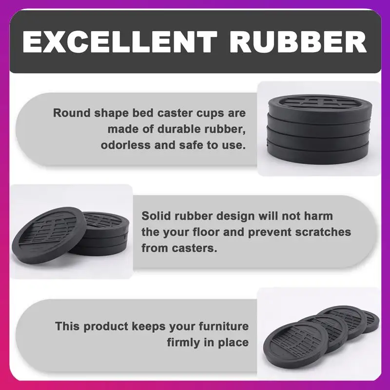 ABKL-Furniture Castor Cups 4 PCS, Rubber Feet Pads Non Slip Furniture Coasters For Chair Leg Floor Protectors Bed Sofa Wheel
ABKL-Furniture Castor Cups 4 PCS, Rubber Feet Pads Non Slip Furniture Coasters For Chair Leg Floor Protectors Bed Sofa Wheel
