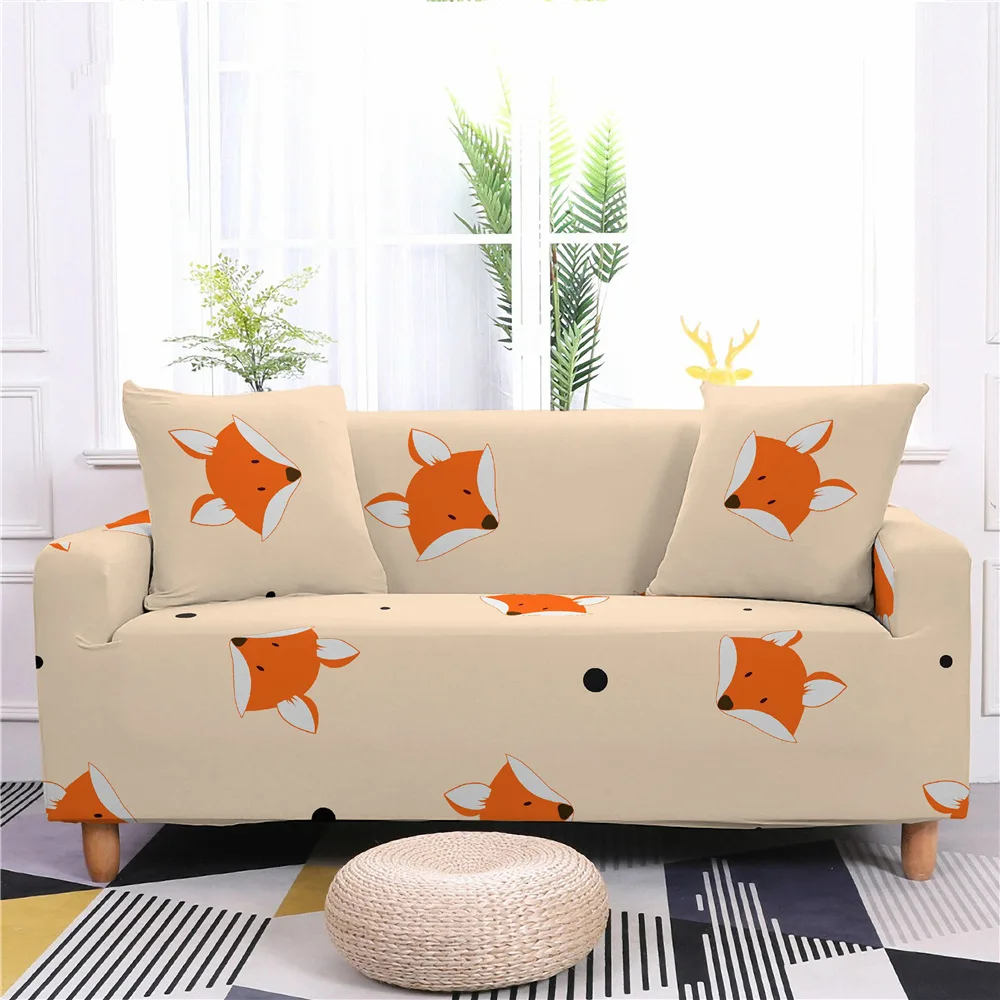 Cute Cartoon Fox Sofa Cover Elastic All Inclusive Comfortable Dustproof Wrinkle Resistant Multi-person Sofa Universal
Cute Cartoon Fox Sofa Cover Elastic All Inclusive Comfortable Dustproof Wrinkle Resistant Multi-person Sofa Universal