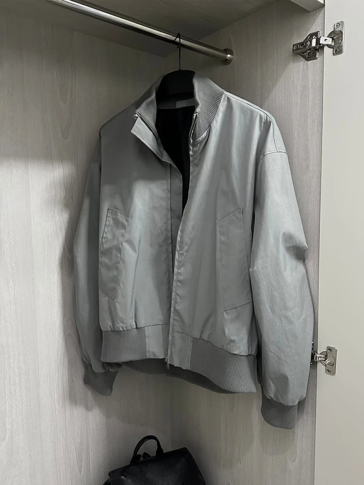 ey Pilot Jaet Men's ort Sle Autumn Outerwear Cleanfit American Baseball orm Loose Fit Pure Color Zipper Closure
ey Pilot Jaet Men's ort Sle Autumn Outerwear Cleanfit American Baseball orm Loose Fit Pure Color Zipper Closure