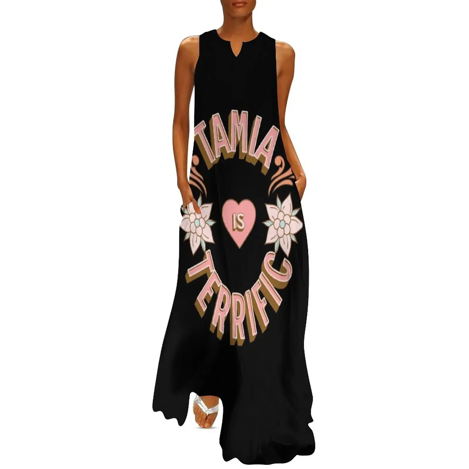 Tamia is Terrific - First Names - Birthday Gifts - Alliteration Fans Long Dress sexy dress Dress
Tamia is Terrific - First Names - Birthday Gifts - Alliteration Fans Long Dress sexy dress Dress