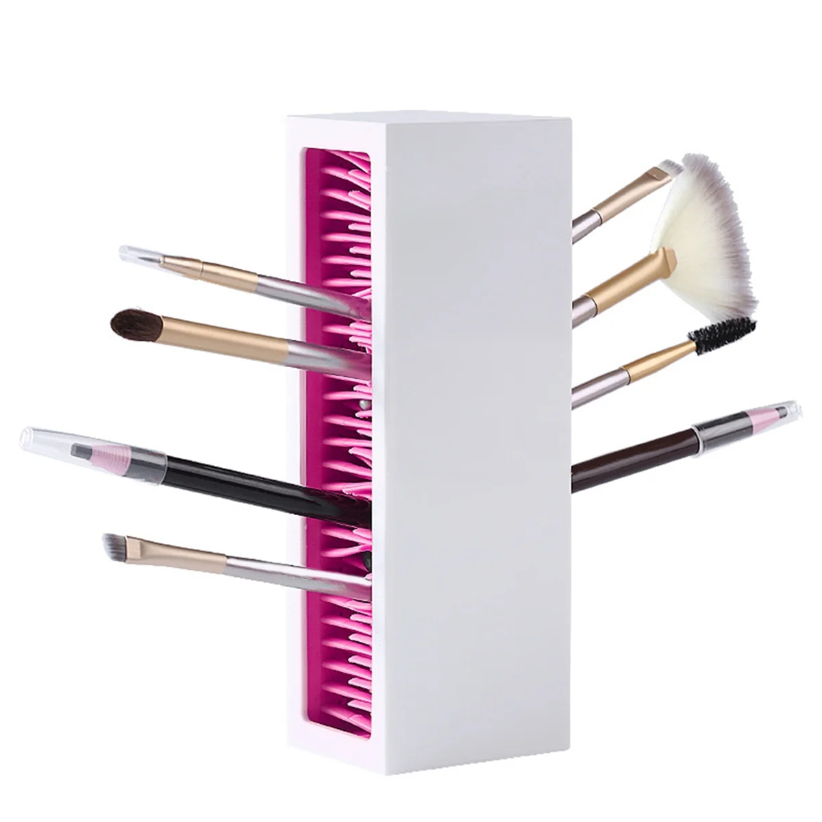 SNNE-r4PCS Makeup Brushes Holder Organizer, ABS+TPE Rack Display Storage for Brush, Eyeliners , Cosmetic Tools
SNNE-r4PCS Makeup Brushes Holder Organizer, ABS+TPE Rack Display Storage for Brush, Eyeliners , Cosmetic Tools