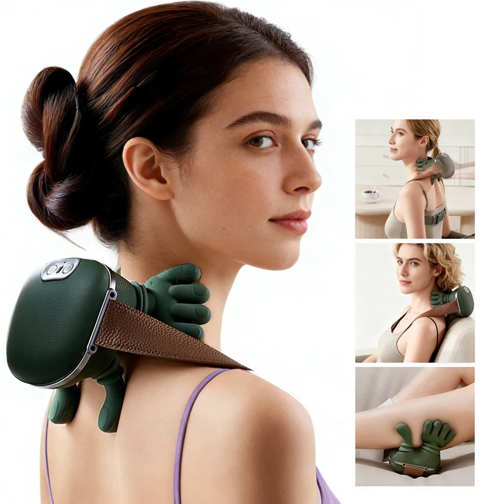 Bionic Finger Pressure N7 Shoulder and Neck Massager Electric Kneading Cervical Waist Leg Body Muscles Shiatsu Massage Relax
Bionic Finger Pressure N7 Shoulder and Neck Massager Electric Kneading Cervical Waist Leg Body Muscles Shiatsu Massage Relax