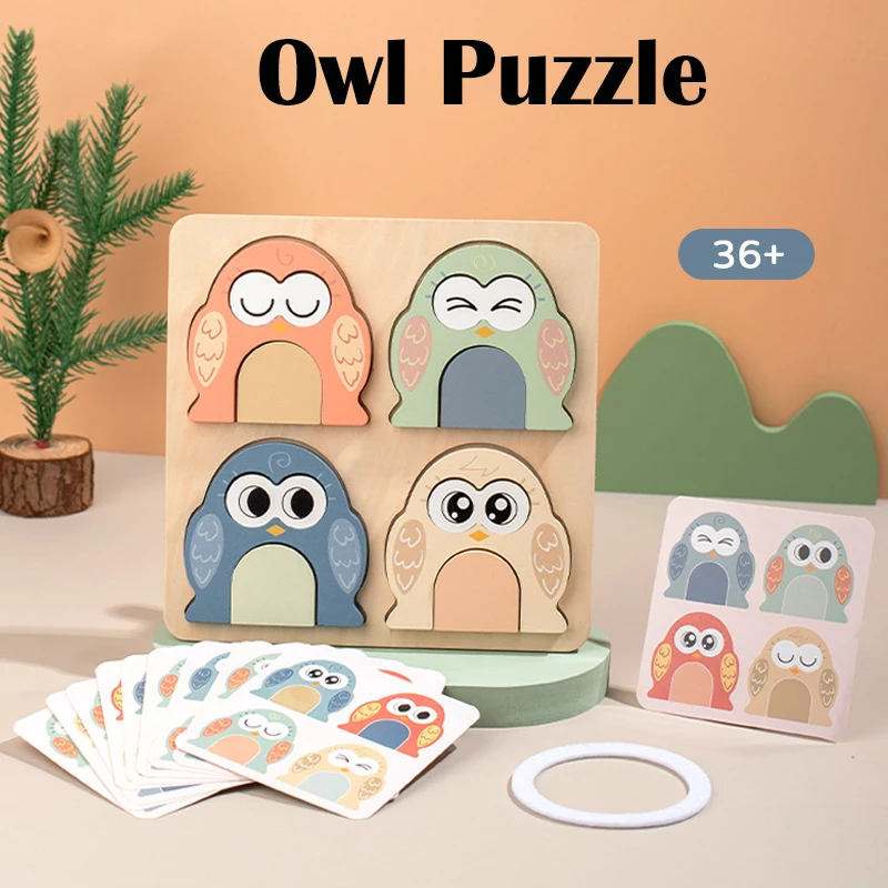 Wooden Owl Matching Puzzle, Owl Face Changing Shape Puzzle, Exercise Concentration And Hand Eye Coordination Skills
Wooden Owl Matching Puzzle, Owl Face Changing Shape Puzzle, Exercise Concentration And Hand Eye Coordination Skills