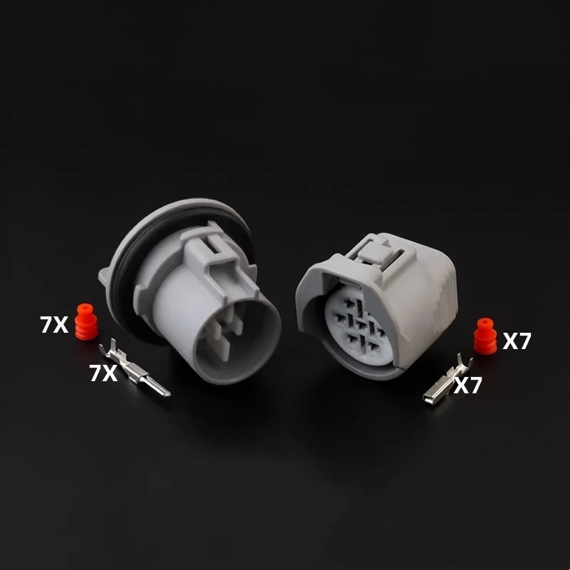 1-20 Sets 7 Pin Headlight Assembly Plug Male Female Automotive Cable Connector 6188-0727 6189-0127 for Toyota Camry Lexus
1-20 Sets 7 Pin Headlight Assembly Plug Male Female Automotive Cable Connector 6188-0727 6189-0127 for Toyota Camry Lexus