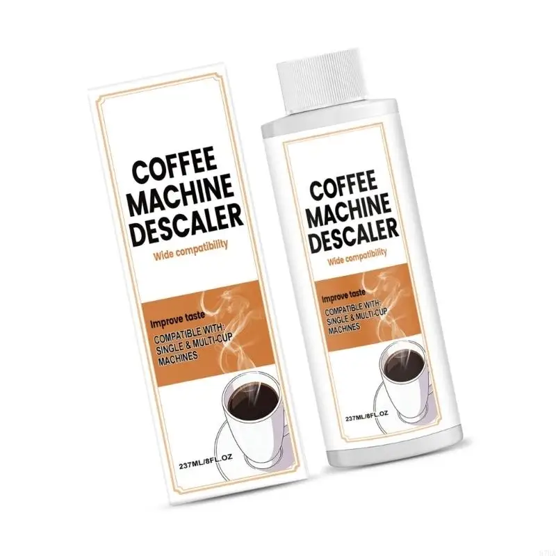 Coffee Machine Descaler 237ml Strong Formula For Removing Limescale And In Different Coffee Appliances 87HA
Coffee Machine Descaler 237ml Strong Formula For Removing Limescale And In Different Coffee Appliances 87HA