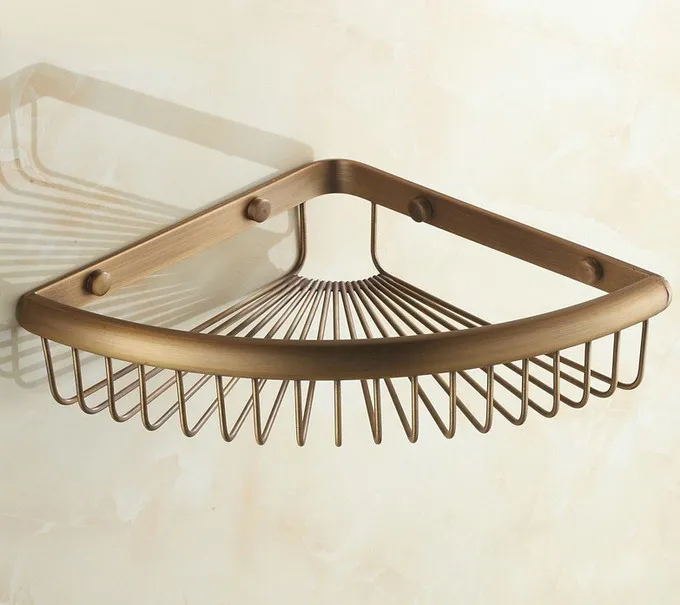 Wall Mounted Vintage Retro Antique Brass Shower Corner Shelf Bathroom Basket Holder Shampoo Storage Shelf Rack Dba510
Wall Mounted Vintage Retro Antique Brass Shower Corner Shelf Bathroom Basket Holder Shampoo Storage Shelf Rack Dba510