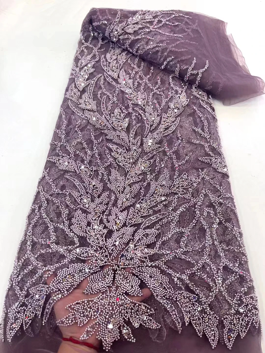 2023 Latest French 3d Tube Beaded Tulle Lace Fabric High Quality African Net Lace Fabrics With Sequins For Evening Dresses Xc
2023 Latest French 3d Tube Beaded Tulle Lace Fabric High Quality African Net Lace Fabrics With Sequins For Evening Dresses Xc