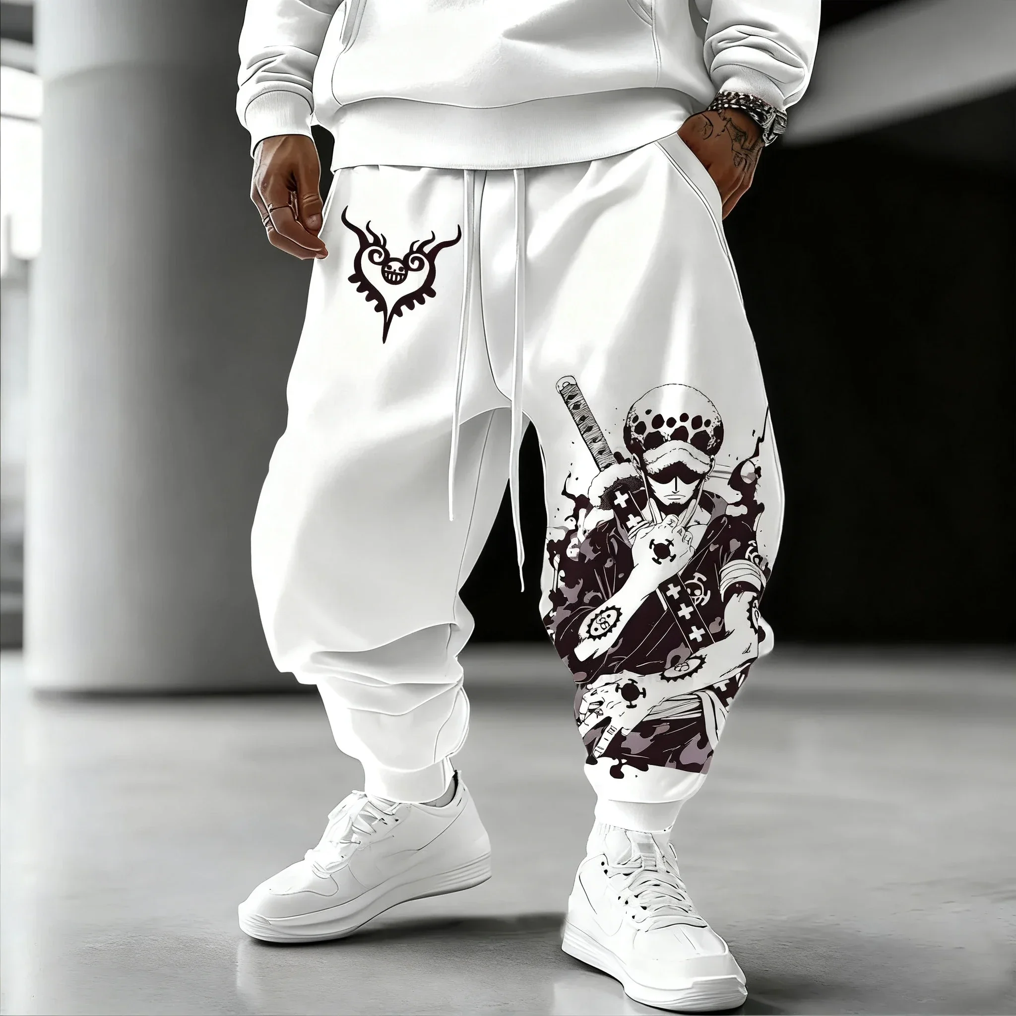 ONE PIECE Anime Trafalgar D. Water Law Printed Sweetpants Autumn/Winter Men's New Hip Hop Trend Y2K Casual Daily Tapped Pants
ONE PIECE Anime Trafalgar D. Water Law Printed Sweetpants Autumn/Winter Men's New Hip Hop Trend Y2K Casual Daily Tapped Pants