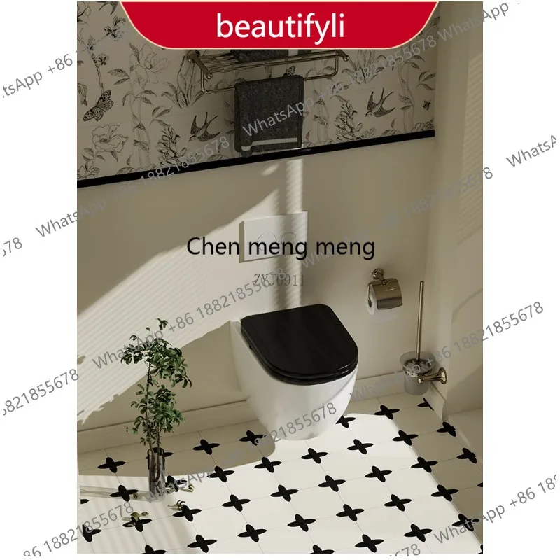 M53 Wall-mounted toilet household wall-mounted hidden water tank wall row embedded hanging solid wood cover toilet
M53 Wall-mounted toilet household wall-mounted hidden water tank wall row embedded hanging solid wood cover toilet