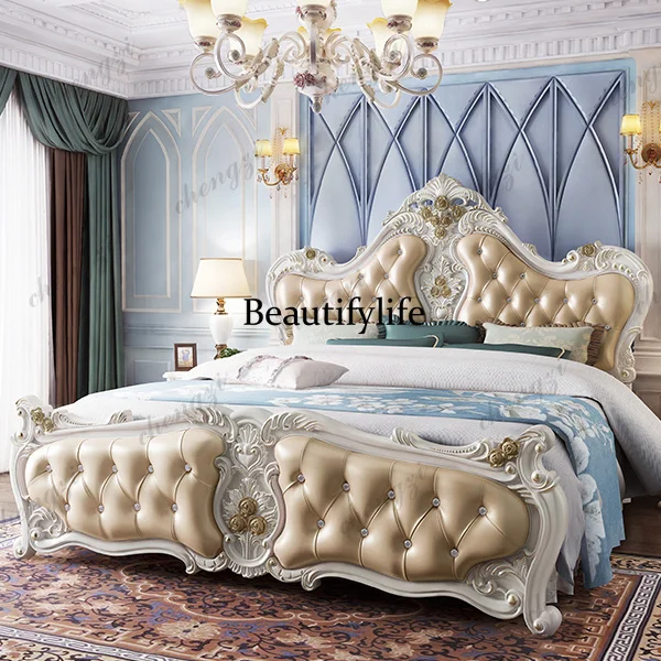 K182 European Fashionable Bed Minimalist Aesthetics Designer Comfortable Storage Bed American Princess Cama De Casal
K182 European Fashionable Bed Minimalist Aesthetics Designer Comfortable Storage Bed American Princess Cama De Casal