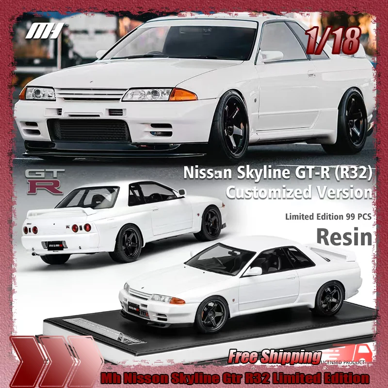 New Stock Mh 1:18 Nisson Skyline Gtr R32 Limited Edition Simulation High-End Resin Car Model Collection Gift Custom Tosy Present
New Stock Mh 1:18 Nisson Skyline Gtr R32 Limited Edition Simulation High-End Resin Car Model Collection Gift Custom Tosy Present