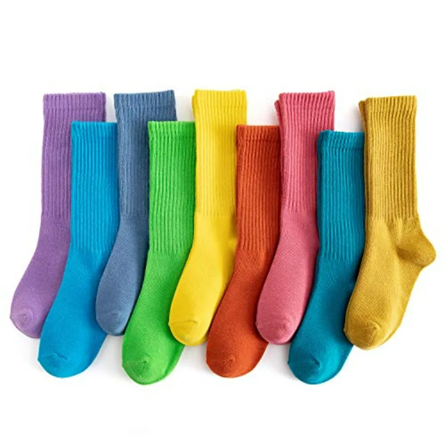 Girls Socks - 9 Pairs Long Socks for Little Girls
Girls Socks - 9 Pairs Long Socks for Little Girls