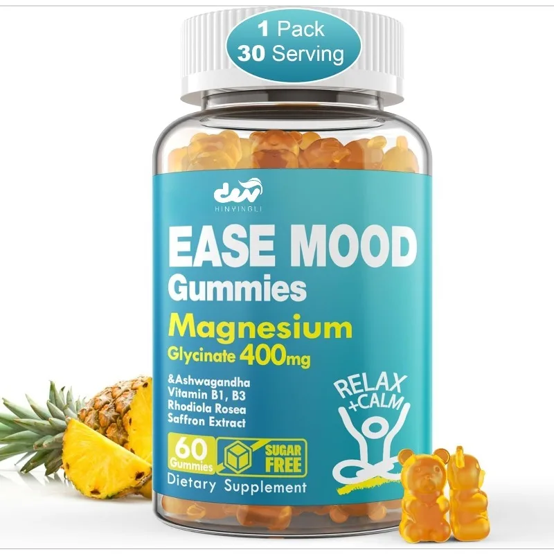 Sugar free magnesium glycinate gummies contain B1 B3、 Rhodiola rosea and saffron, chewable magnesium supplements
Sugar free magnesium glycinate gummies contain B1 B3、 Rhodiola rosea and saffron, chewable magnesium supplements