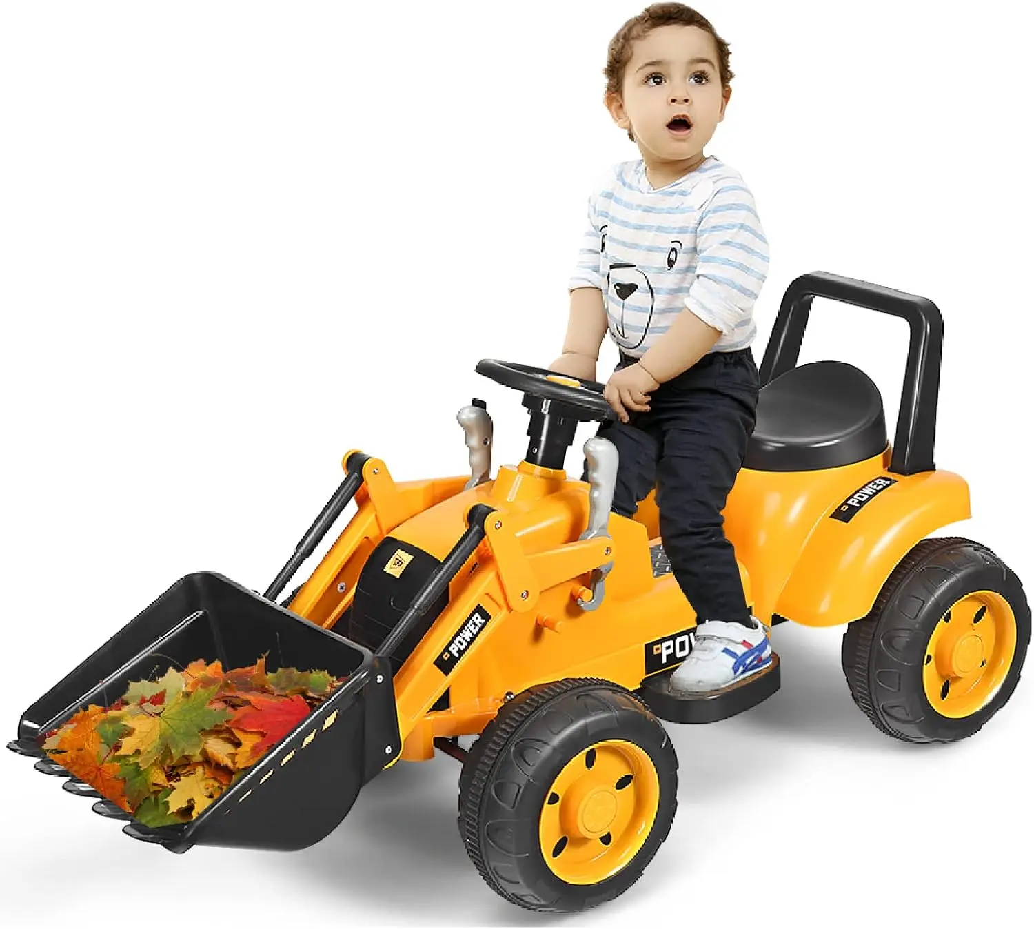 Ride On Excavator, 6V Battery Powered Wheeled Loader Digger with Working Front Bucket, Forward/Backward, Electric Construction V
Ride On Excavator, 6V Battery Powered Wheeled Loader Digger with Working Front Bucket, Forward/Backward, Electric Construction V