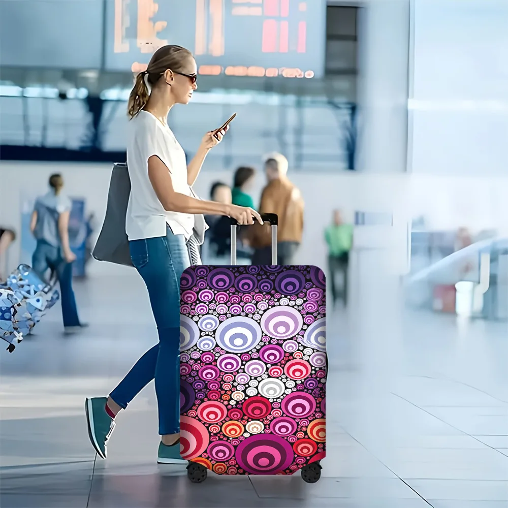 1PC Psychedelic Concentric Luggage Sleeve for luggage sizes 18-32 inches; dust and elastic travel accessories to effectively
1PC Psychedelic Concentric Luggage Sleeve for luggage sizes 18-32 inches; dust and elastic travel accessories to effectively