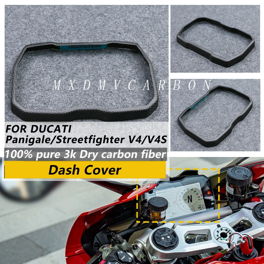 For Ducati Panigale V4S Streetfighter V4 2024 2023 2021-2018 Motorcycle Parts 100% 3K Dry Carbon Fiber Dash Cover Fairing Kit
For Ducati Panigale V4S Streetfighter V4 2024 2023 2021-2018 Motorcycle Parts 100% 3K Dry Carbon Fiber Dash Cover Fairing Kit