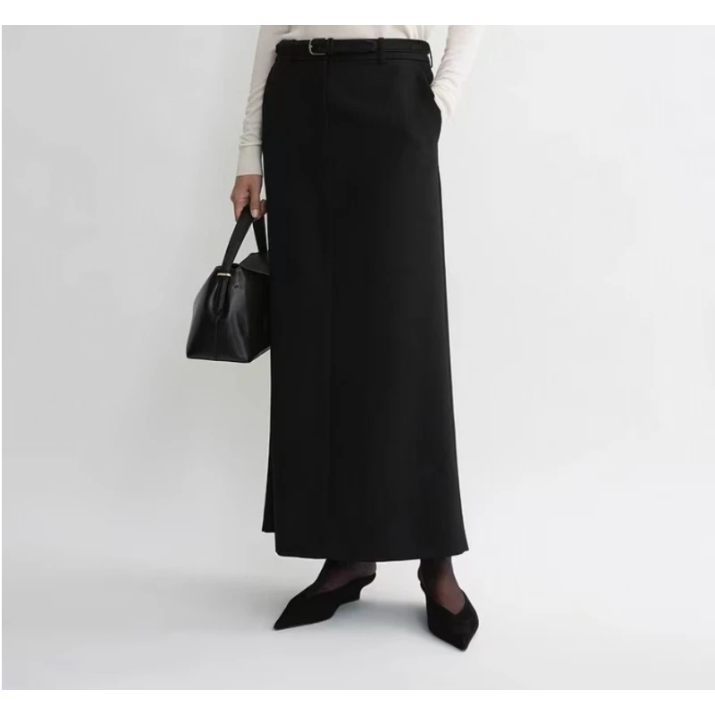 25 Year New Wool Blended High Waist Split Back Butt Wrapping Straight Tube One Step Half Skirt
25 Year New Wool Blended High Waist Split Back Butt Wrapping Straight Tube One Step Half Skirt