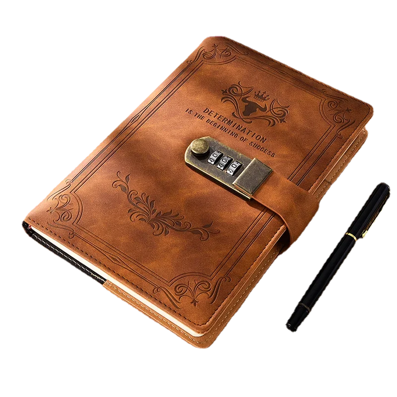 200 Pages A5 Retro Password Book with Lock Diary Thickened Creative Hand Ledger Student Notepad Stationery Notebook For Office
200 Pages A5 Retro Password Book with Lock Diary Thickened Creative Hand Ledger Student Notepad Stationery Notebook For Office