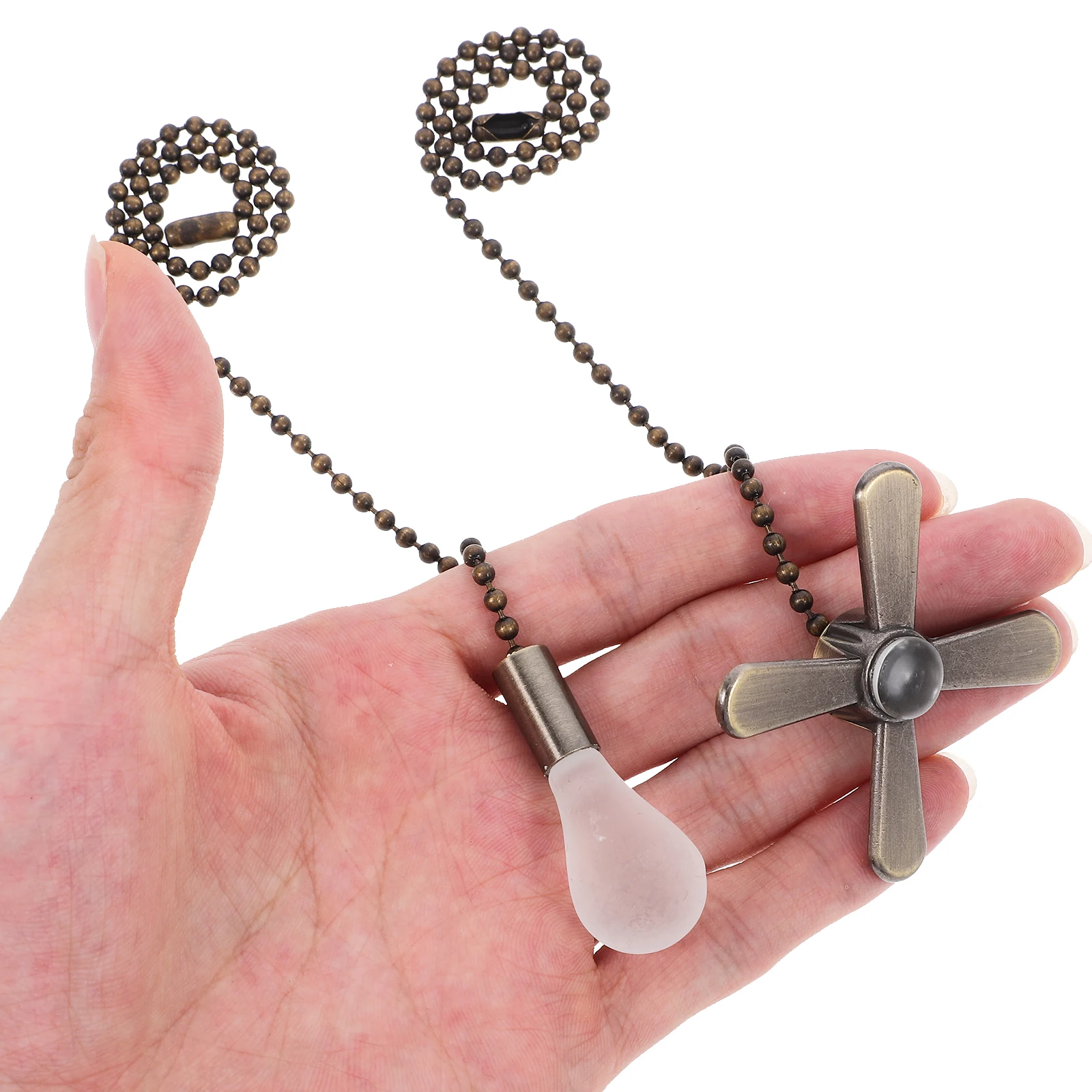 2pcs Ceiling Fan Pull Chain Beaded Extension Chains Decorative Fan Pull Chain Replacement For Bathroom Bedroom Hallway Light 
2pcs Ceiling Fan Pull Chain Beaded Extension Chains Decorative Fan Pull Chain Replacement For Bathroom Bedroom Hallway Light