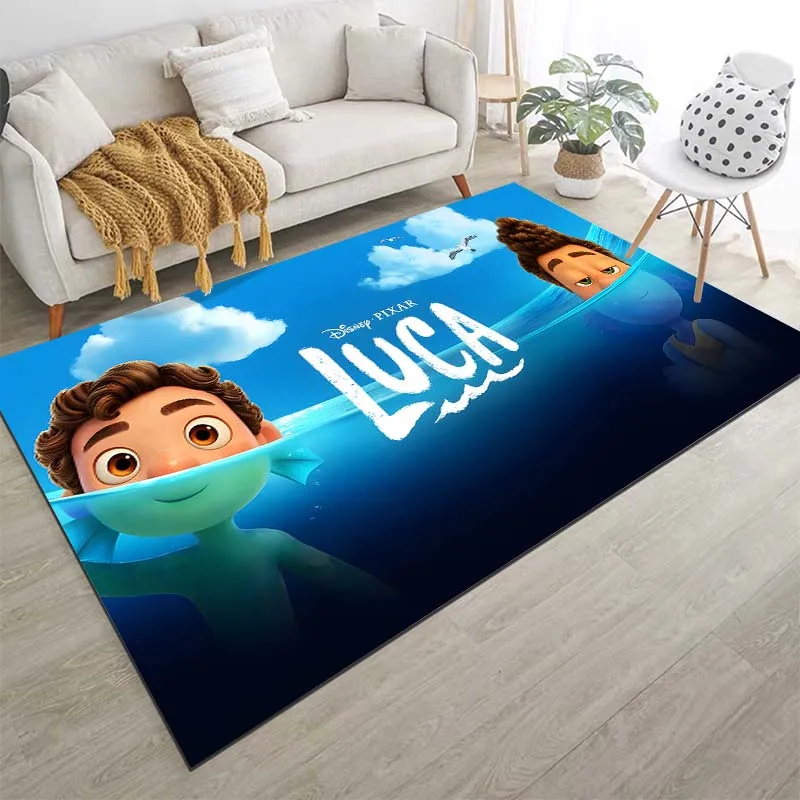 Summer Friendship Disney Luca Print Cartoon Carpet Rug for Home Living Room Bedroom Sofa Doormat Decor Floor Mat Child Area Rug
Summer Friendship Disney Luca Print Cartoon Carpet Rug for Home Living Room Bedroom Sofa Doormat Decor Floor Mat Child Area Rug