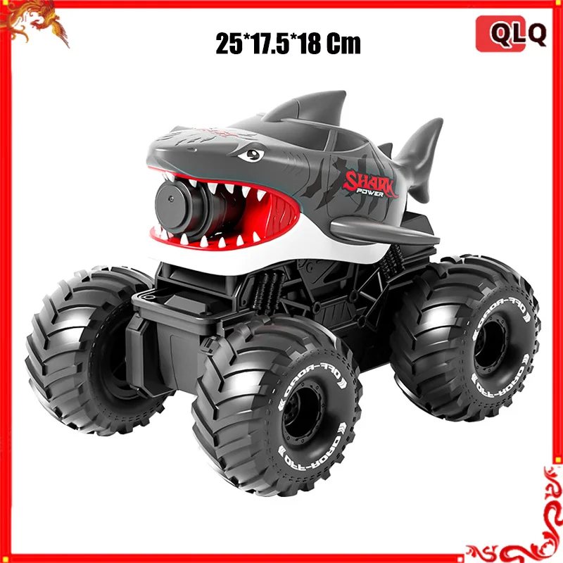 Rc Car 2.4g Remote Control Four-Wheel Drive Shark Stunt Car Water Shooting Drift Climbing Car Toy Children'S Holiday Gift
Rc Car 2.4g Remote Control Four-Wheel Drive Shark Stunt Car Water Shooting Drift Climbing Car Toy Children'S Holiday Gift