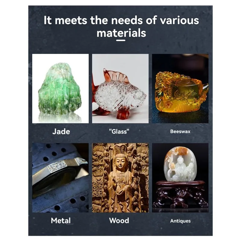 【HAPPYH】Регулировочная электрическая шлифовальная машина, набор инструментов, ручной роторный шлифовальный станок для резьбы по нефриту, дереву, штамповки металла
【HAPPYH】Регулировочная электрическая шлифовальная машина, набор инструментов, ручной роторный шлифовальный станок для резьбы по нефриту, дереву, штамповки металла