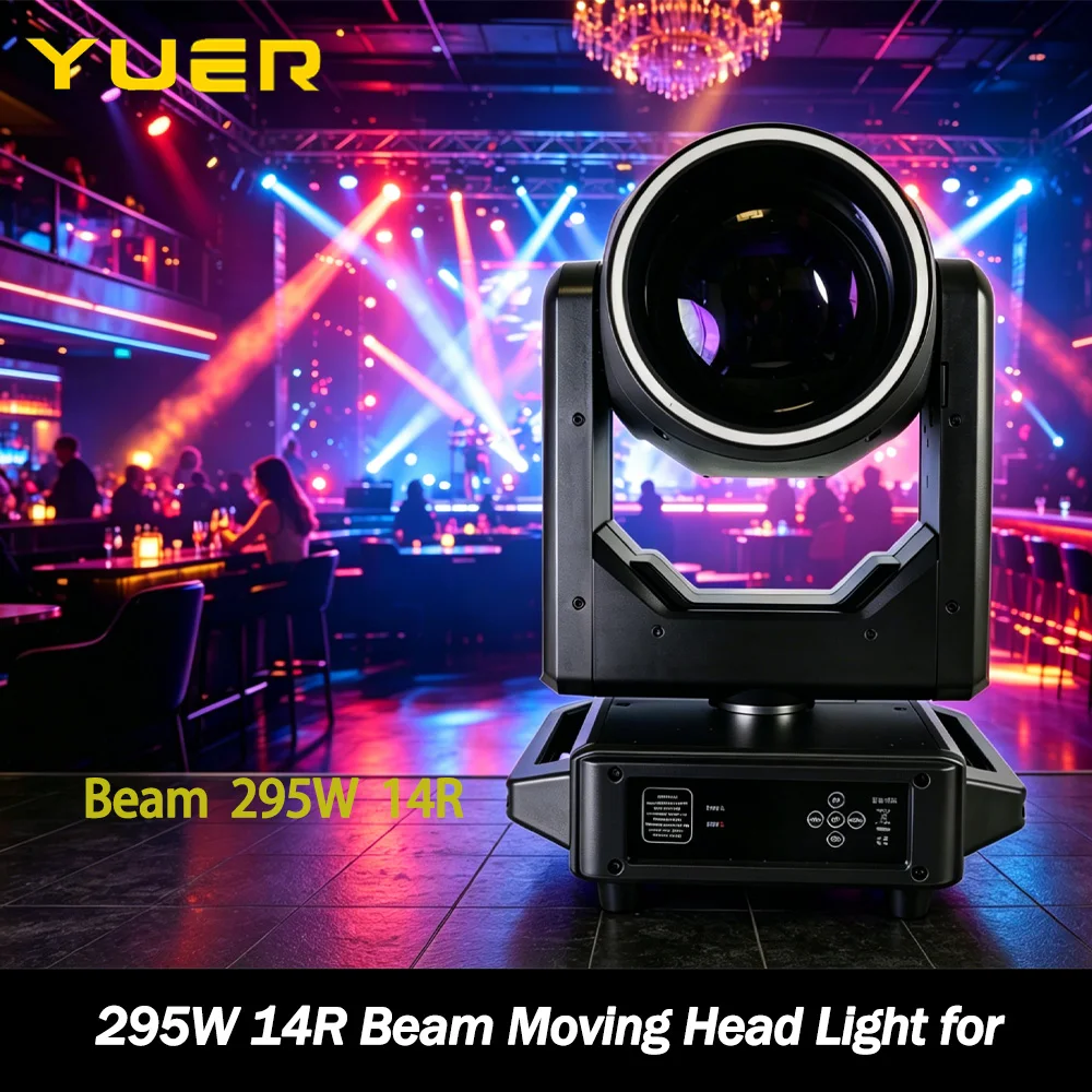 295W 14R Beam Moving Head Light for DJ KTV with 29 X 5050 RGB LEDs (0.2W Each)
295W 14R Beam Moving Head Light for DJ KTV with 29 X 5050 RGB LEDs (0.2W Each)