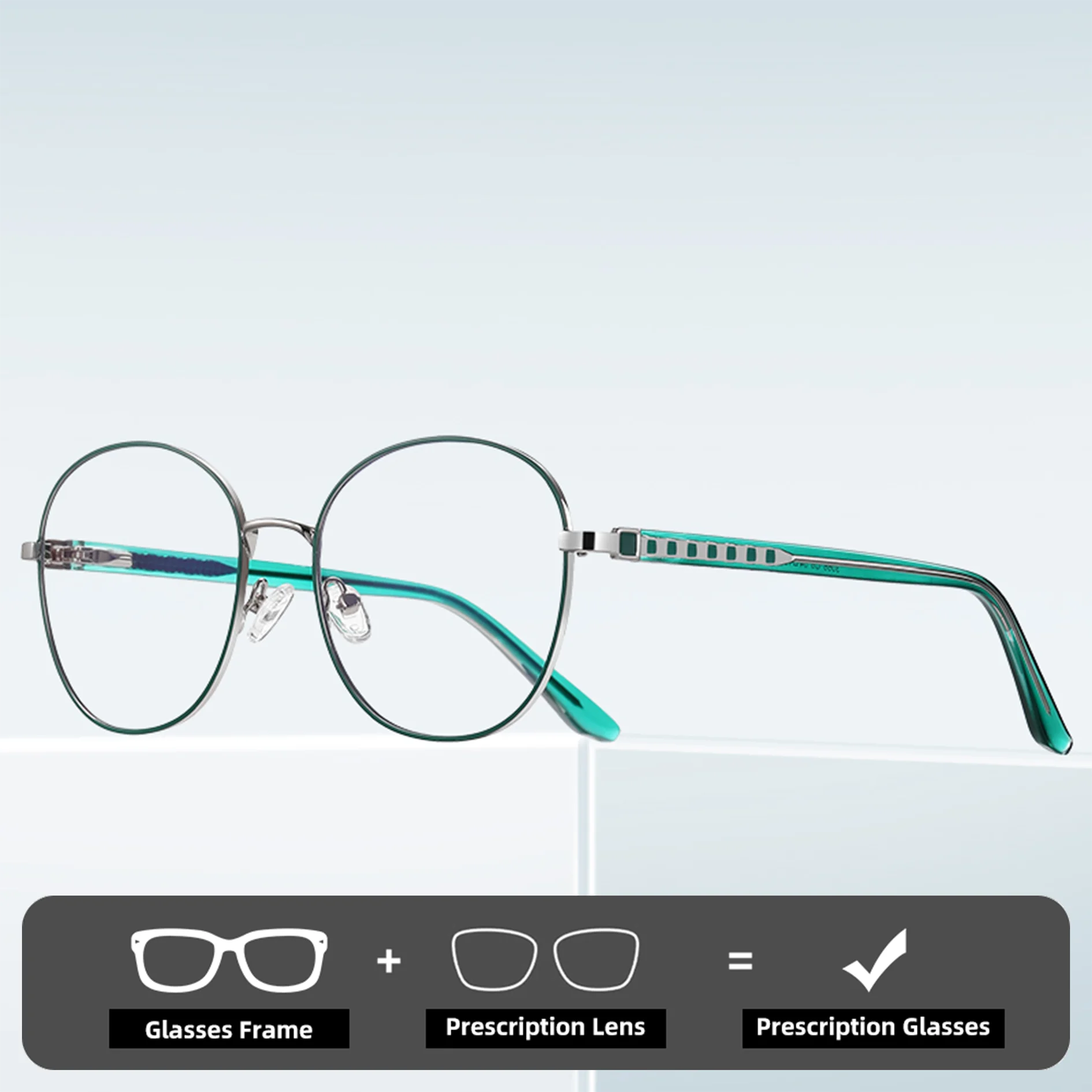 Double Legend Round Frame Prescription Eyeglasses Rx Women Myopia Reading Glasses for Female Eyewear Anti-Blue Ray Coating
Double Legend Round Frame Prescription Eyeglasses Rx Women Myopia Reading Glasses for Female Eyewear Anti-Blue Ray Coating