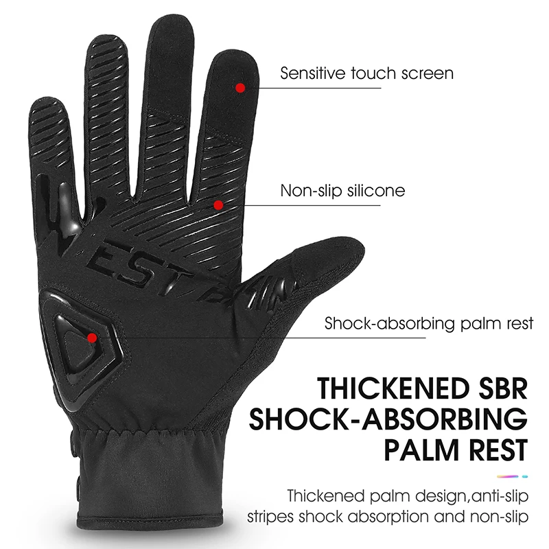 Reflective Touch Screen Cycling Gloves Adjustable Self-Locking Breathable for MTB Road Bike Men Women Riding Equipment
Reflective Touch Screen Cycling Gloves Adjustable Self-Locking Breathable for MTB Road Bike Men Women Riding Equipment