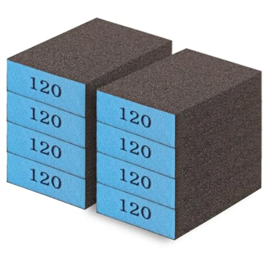 Sandpaper Block, Washable and Reusable Handmade Sanding Sponge, Drywall Sandpaper Blocks for Wooden Drywall Sheetrock and Metal
Sandpaper Block, Washable and Reusable Handmade Sanding Sponge, Drywall Sandpaper Blocks for Wooden Drywall Sheetrock and Metal