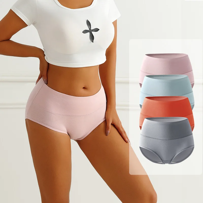 40S Cotton Women Panties Plus Size Sexy Lingerie Solid Briefs Breathable Underwears Intimates Female Antibacterial Underpants
40S Cotton Women Panties Plus Size Sexy Lingerie Solid Briefs Breathable Underwears Intimates Female Antibacterial Underpants