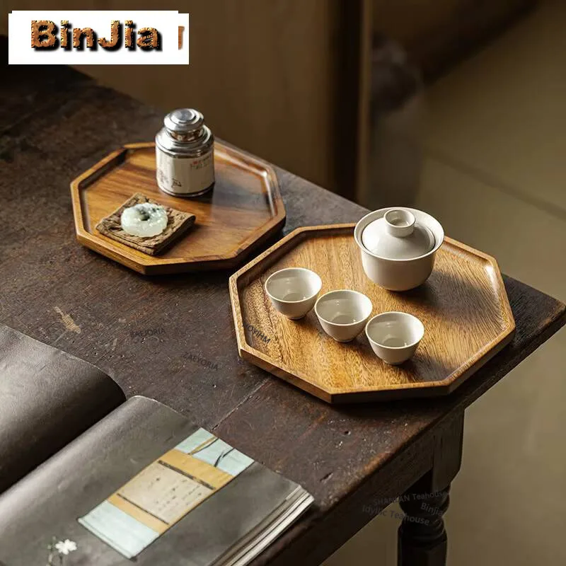 Handmade Walnut Wood Octagonal Fruit Plate Household Solid Wood Tea Tray Pot Holder Tea Board Dessert Dishes Chinese Teaware
Handmade Walnut Wood Octagonal Fruit Plate Household Solid Wood Tea Tray Pot Holder Tea Board Dessert Dishes Chinese Teaware