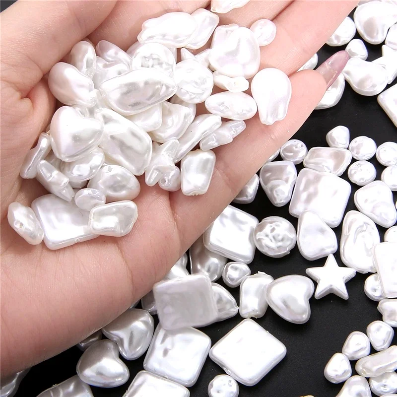 Irregular ABS Imitation Pearls Beads Acrylic Loose Beads for Jewelry Making DIY Necklace Earrings Hairclip Bracelet Necklace
Irregular ABS Imitation Pearls Beads Acrylic Loose Beads for Jewelry Making DIY Necklace Earrings Hairclip Bracelet Necklace